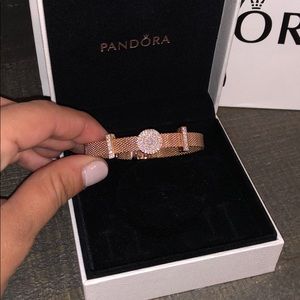 Pandora Reflexions rose gold bracelet